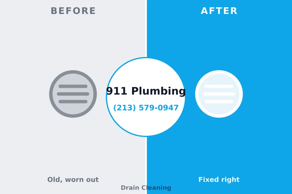 Before and after: plumbing company Griffith, IN